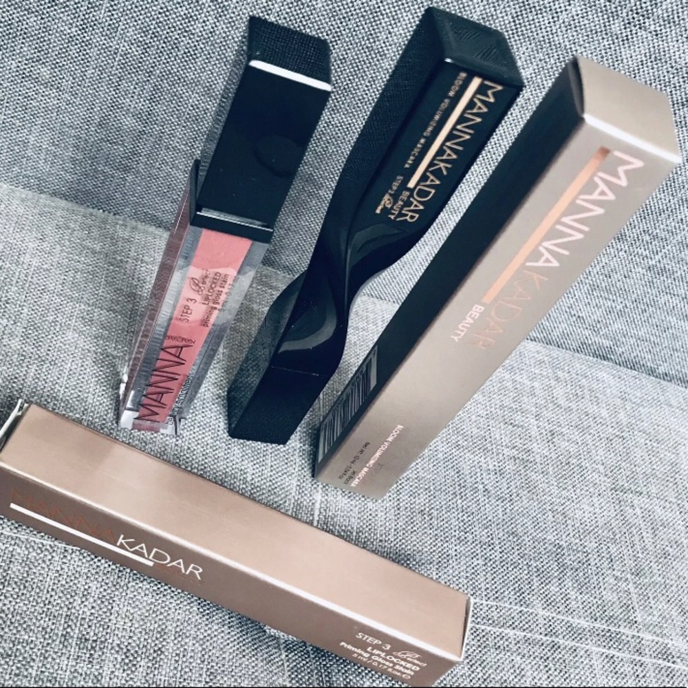 Manna Kadar Lip Stain & Volumizing Mascara NIB